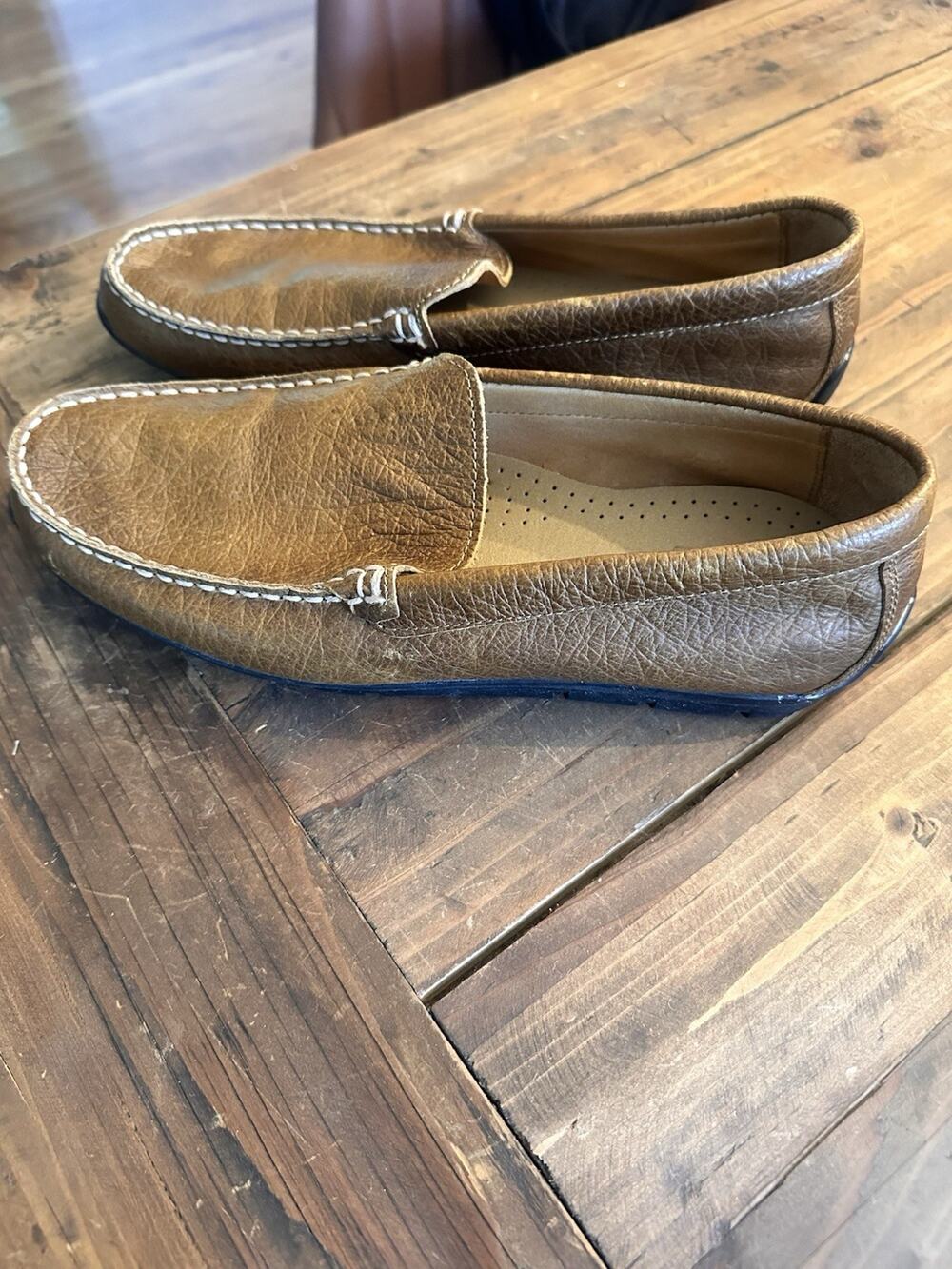 FootJoy Men’s Shoes Size 7.5 Golf Club Casuals Driving Loafers 79060 Brown